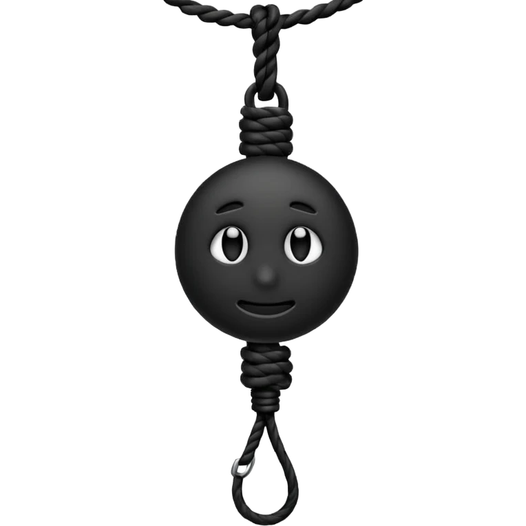 Hanging by a Noose around the neck emoji emoji