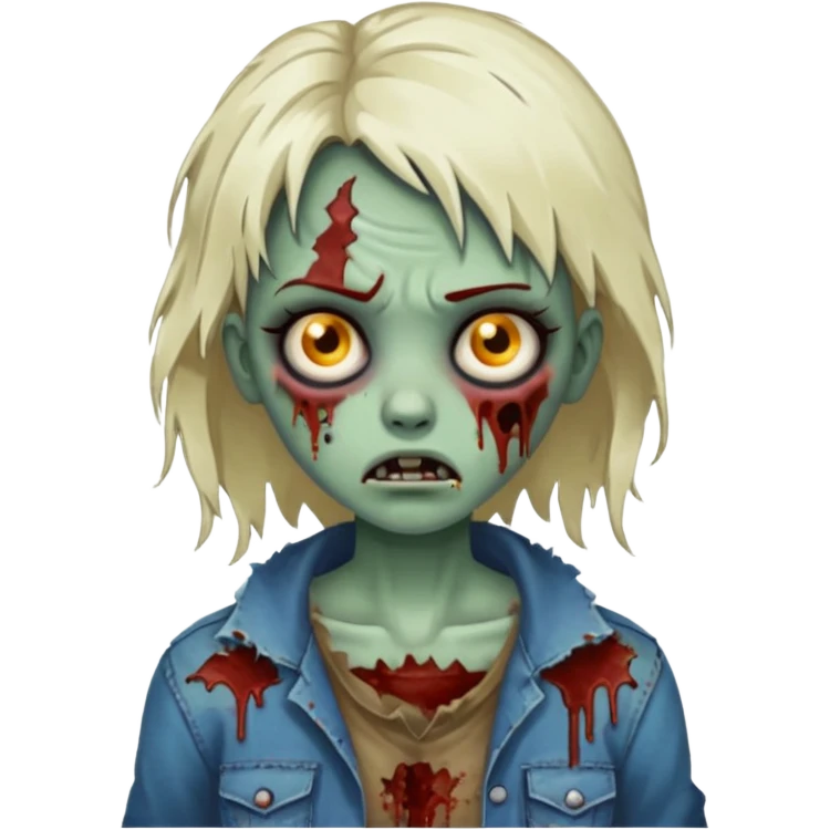 zombie girl emoji