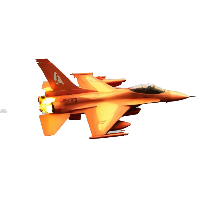 fire f16 jet emoji
