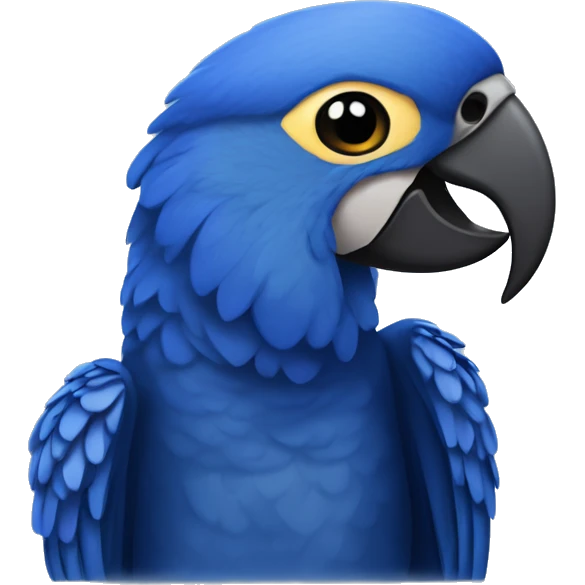 Hyacinth macaw emoji