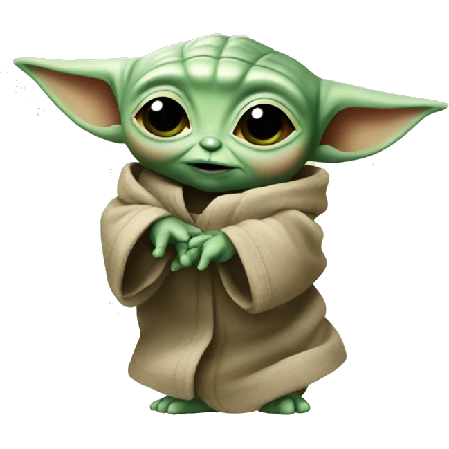 Baby yoda dancing emoji