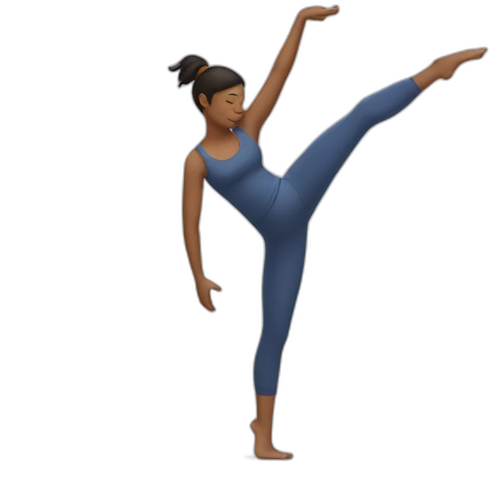 stretching emoji