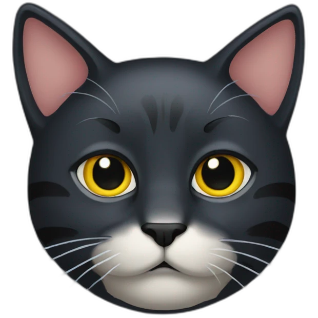 dark-cat emoji