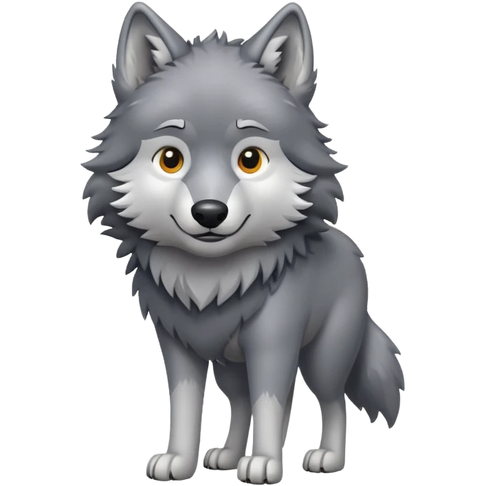 Boz kurt emoji