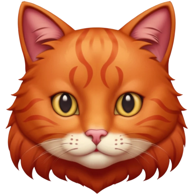 Kärleksfull helröd katt emoji