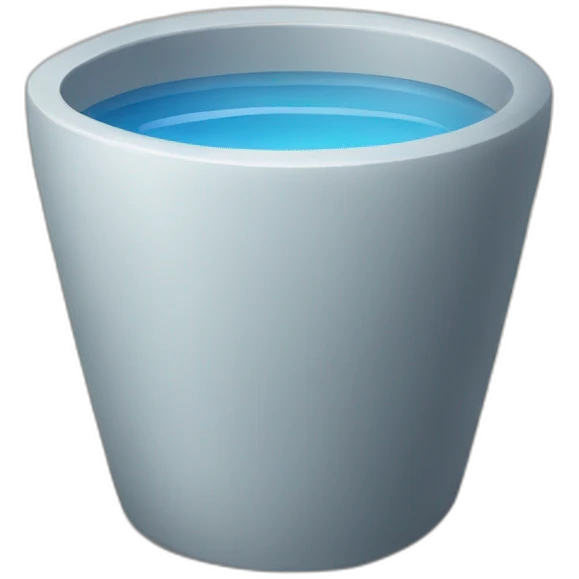 water cup from stone emoji