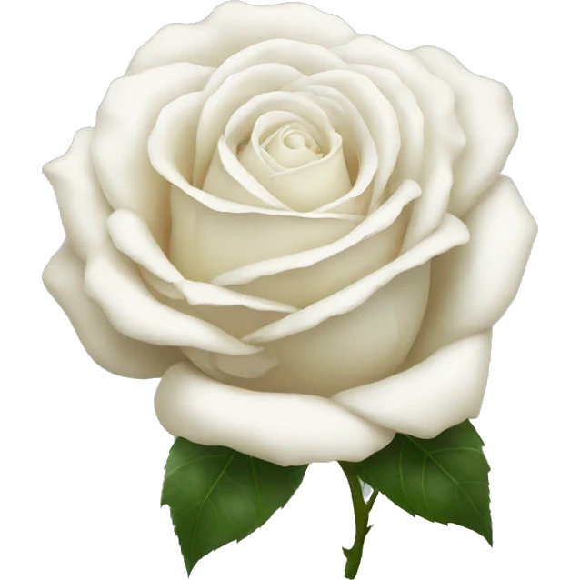 white rose emoji