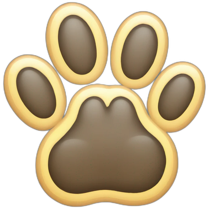 dog paw light emoji