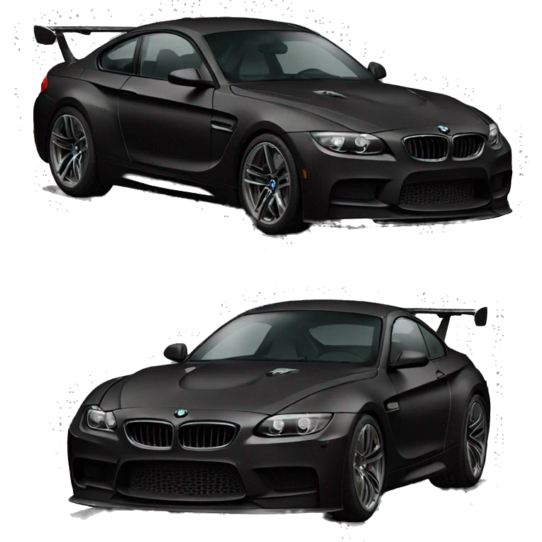 bmw-gtr-black-car emoji