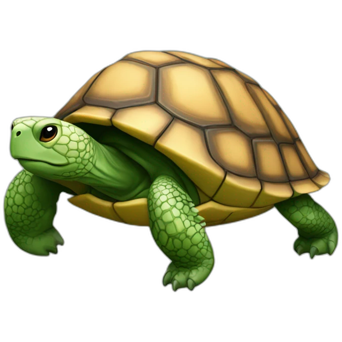Tortue sur ours emoji