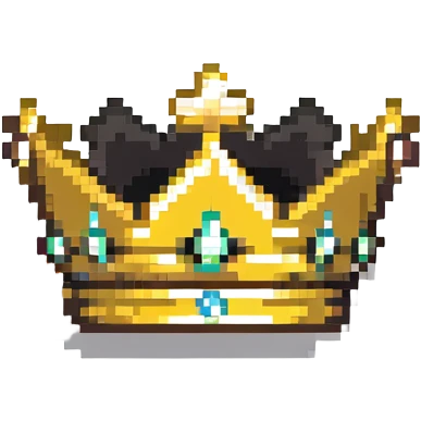 simple gold crown emoji