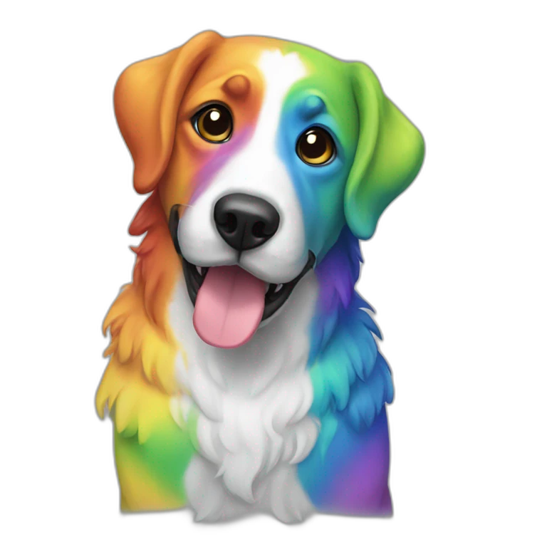 RAINBOW-DOG emoji