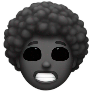 Batman afro emoji