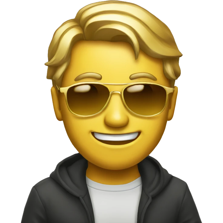 bitcoin gold shades emoji