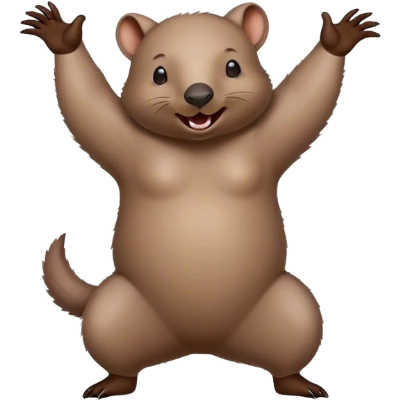 Wombat dancing emoji