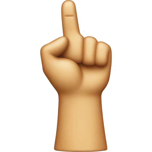 foam finger emoji