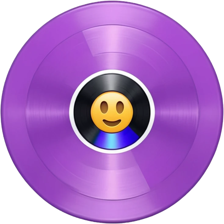 Mauve record  emoji