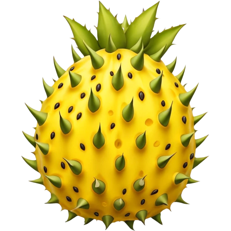 yellow pitahaya fruit cut  emoji
