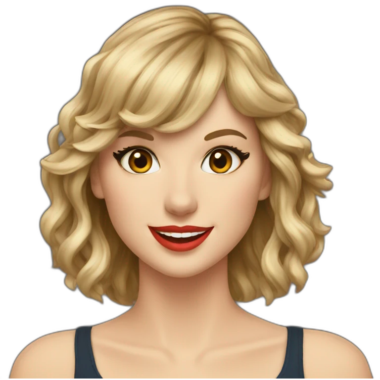Taylor Swift is smile emoji