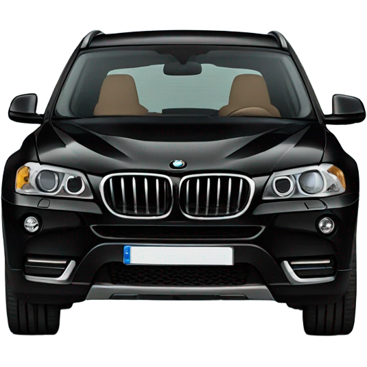 black BMW x3 Msport emoji