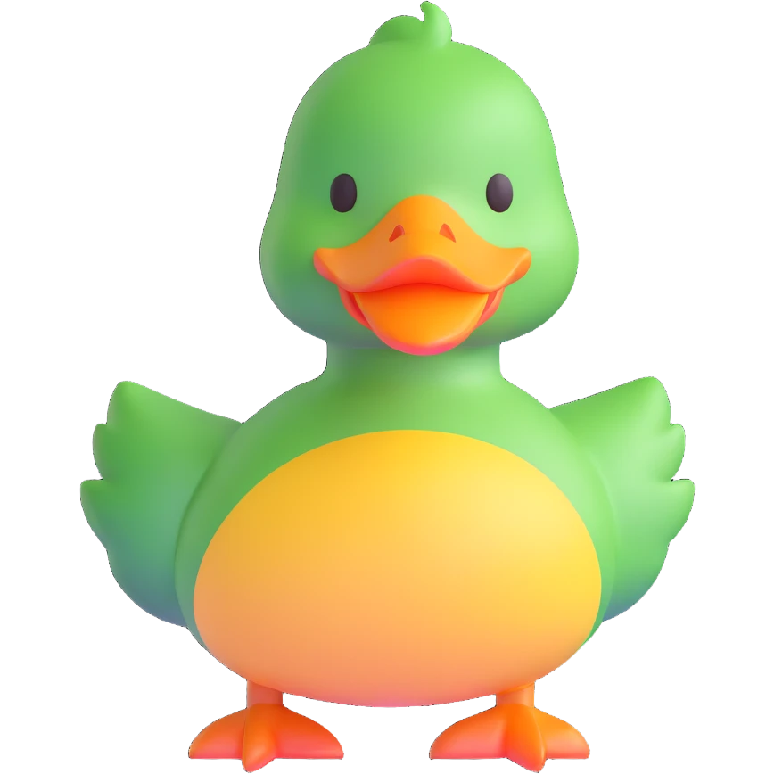 cute duck emoji