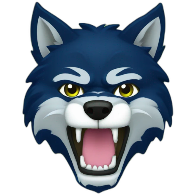 Werwolf in a seattle seahawks shirt emoji