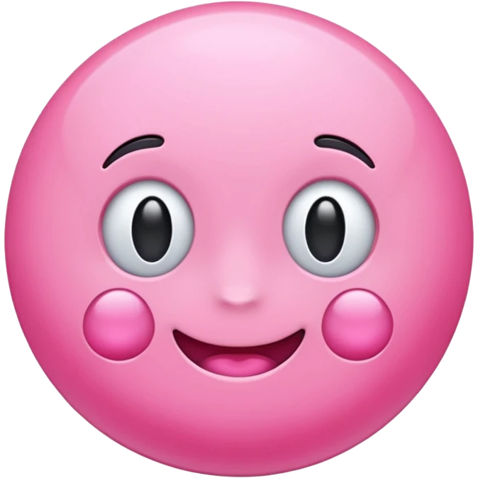 Bubblegum pink emoji