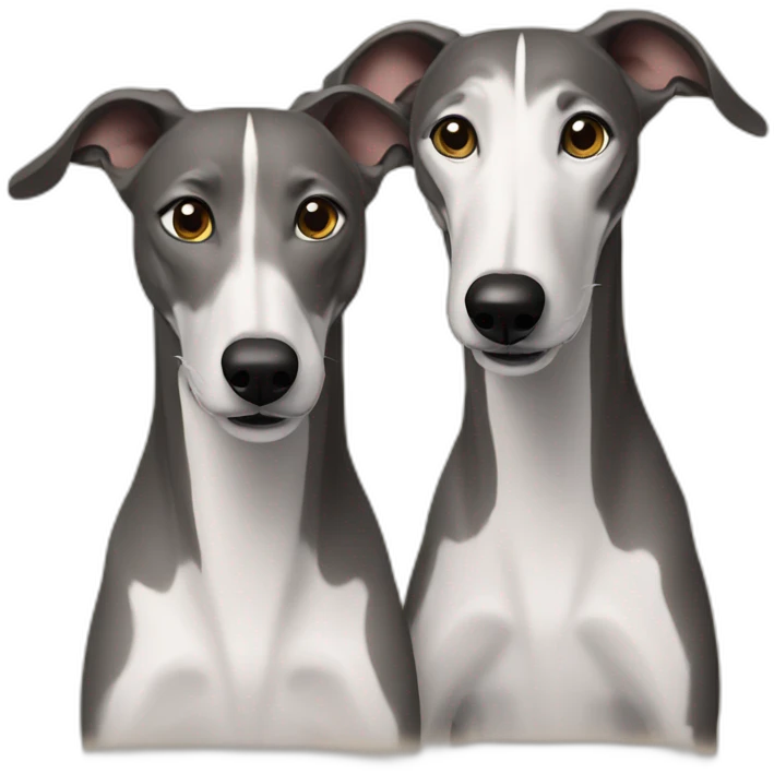 greyhound pair emoji