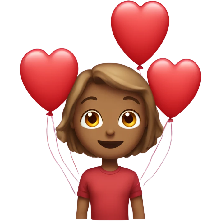 red Valentine’s Balloon  emoji