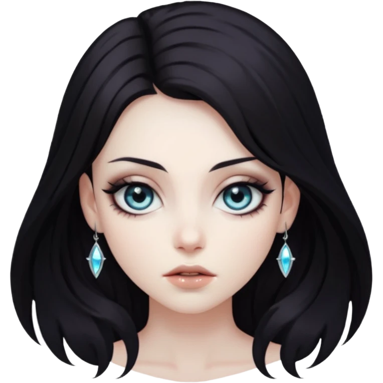 shiny dark cool edgy beautiful ethereal fantasy eyes emoji