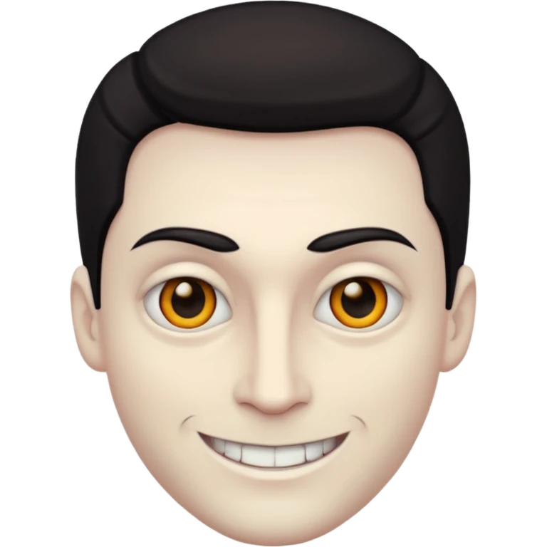 Creepy man emoji