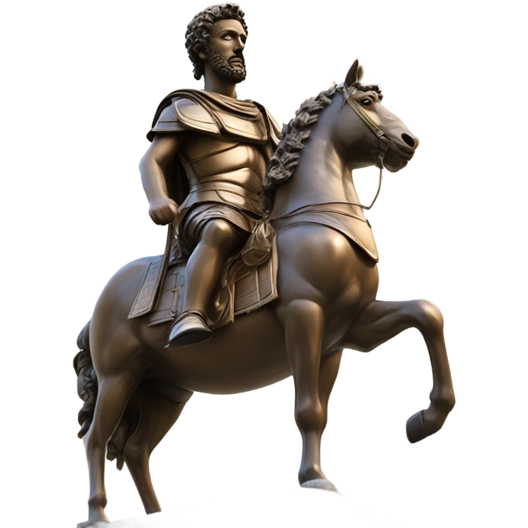 statue of Marcus Aurelius emoji