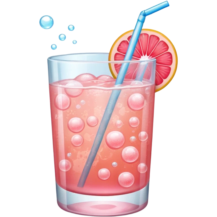 Ice grapefruit ade emoji