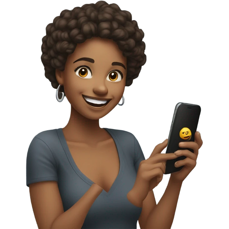UGC content girl emoji