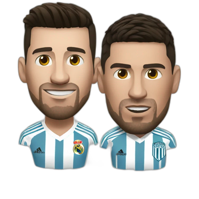 messi vs ronaldo emoji