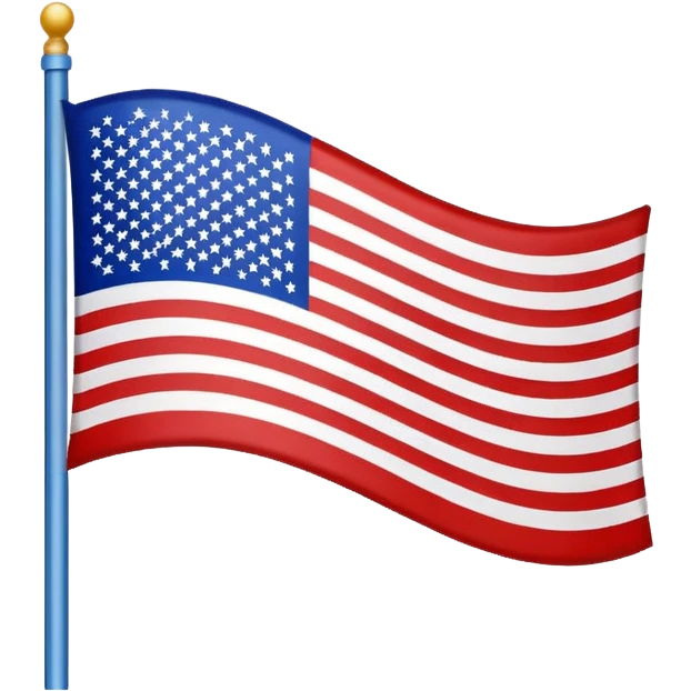Upside down American flag emoji