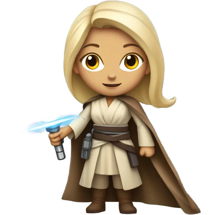 White Girl Jedi emoji