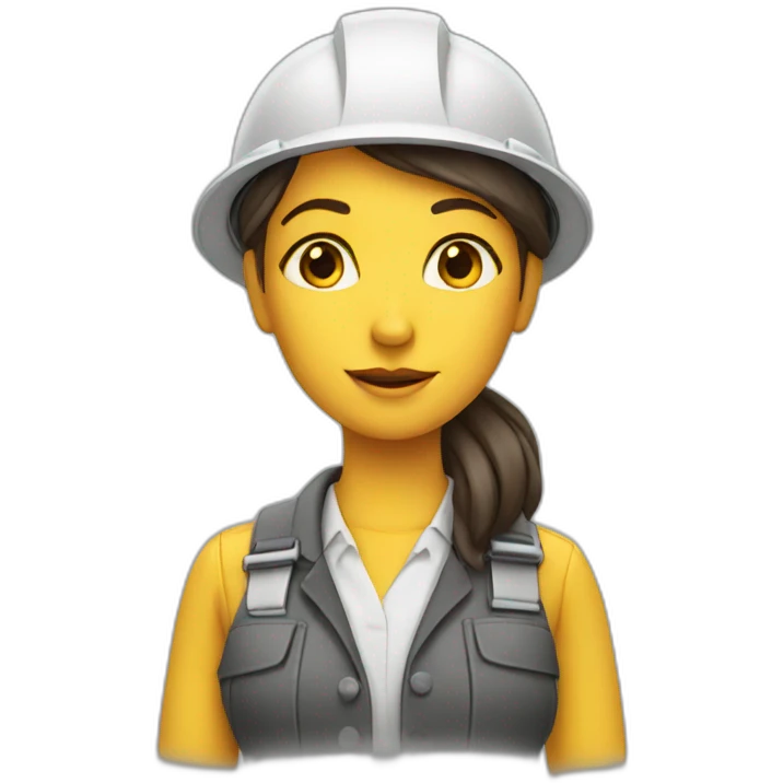 Girl architect emoji