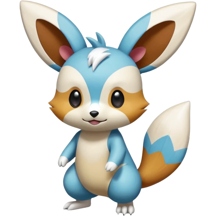 Victini-Oshawott-Minccino-Fakémon-hybrid-creature (full body)  emoji
