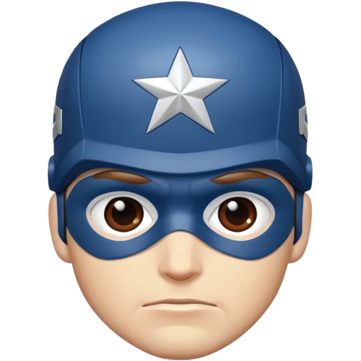 captain america head shot emoji