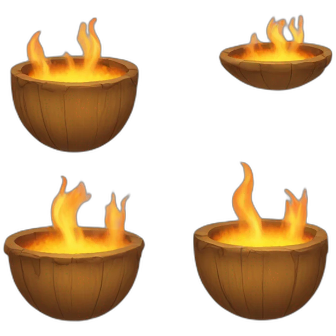 Dieu du feu emoji