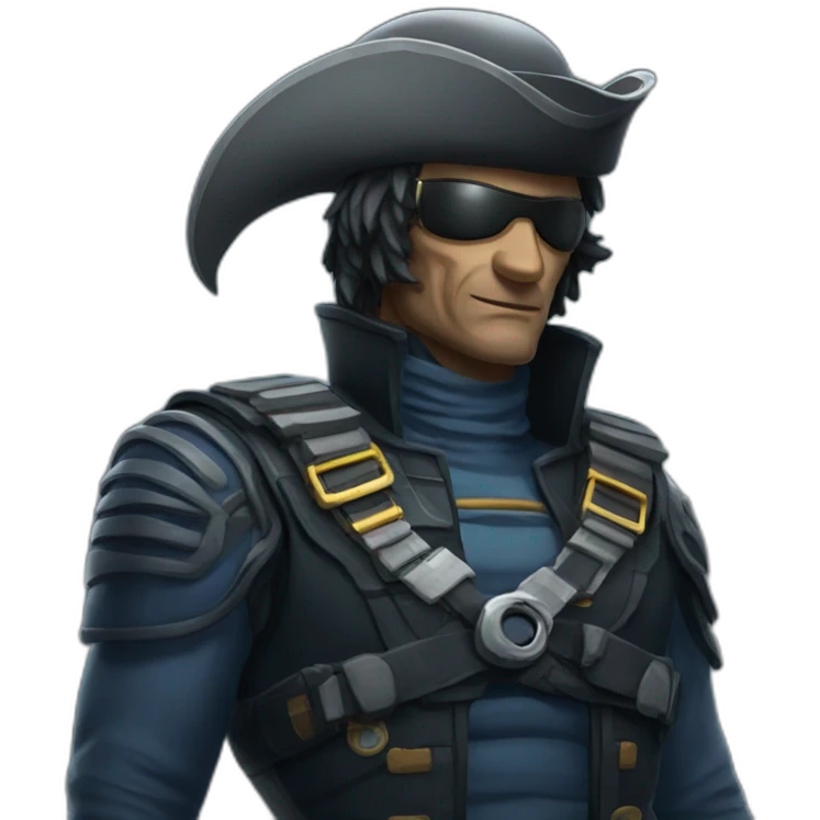 Cobra Space pirate emoji
