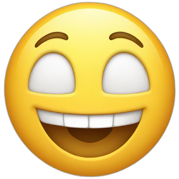 Face laughing emoji