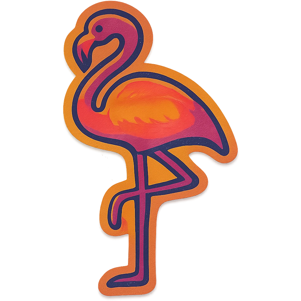 flamingo emoji