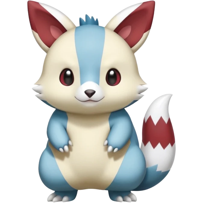 Shiny Furret-Minccino-Oshawott-Zangoose-Hybrid (Full body) emoji