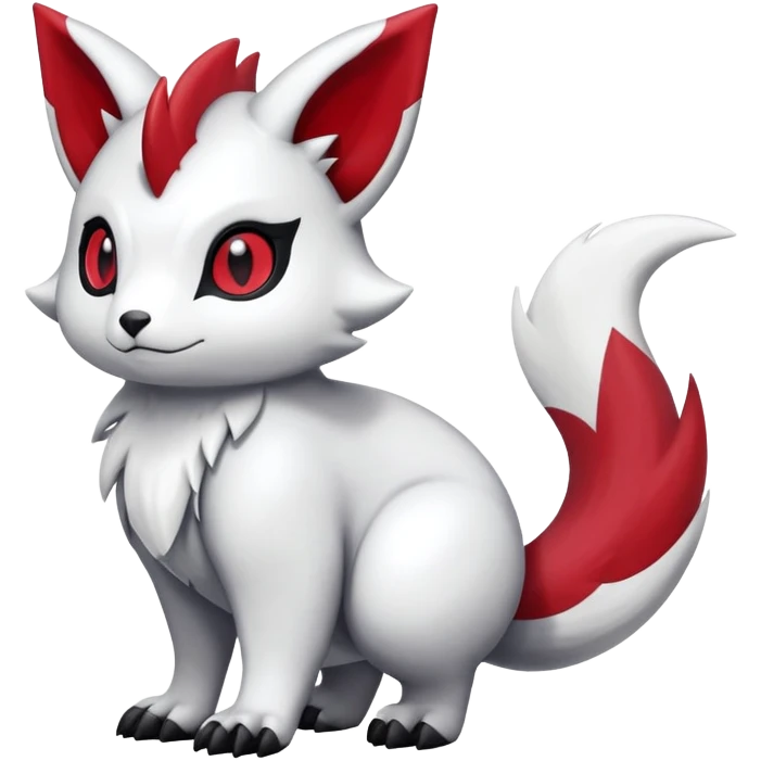 Shiny Furret-Absol-Zangoose-Hybrid (Full body) emoji
