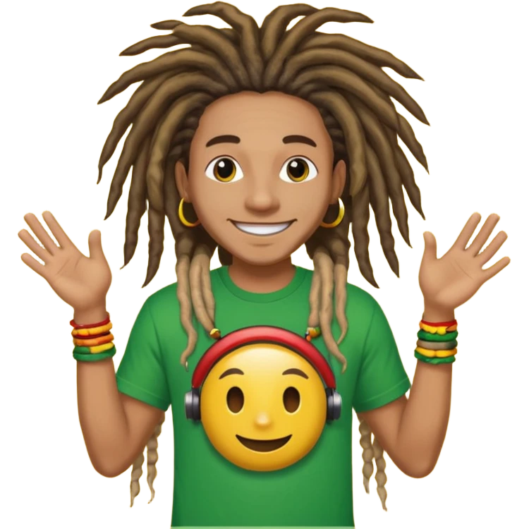 reggae without person emoji