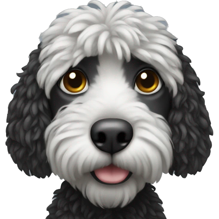 Black doodle emoji