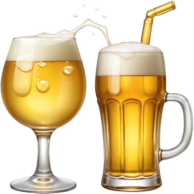 Soju, beer emoji