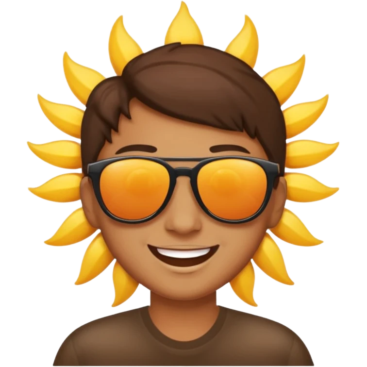 Look attitude sun  emoji